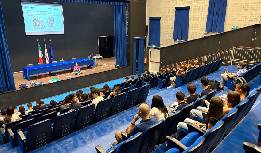 Seminario sulla sostenibilità energetico-ambientale realizzato presso un'istituto scolastico di Carbonia