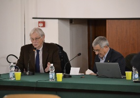 Chiusura lavori. Francesco Birocchi (presidente Ordine giornalisti) e Sandro Mantega