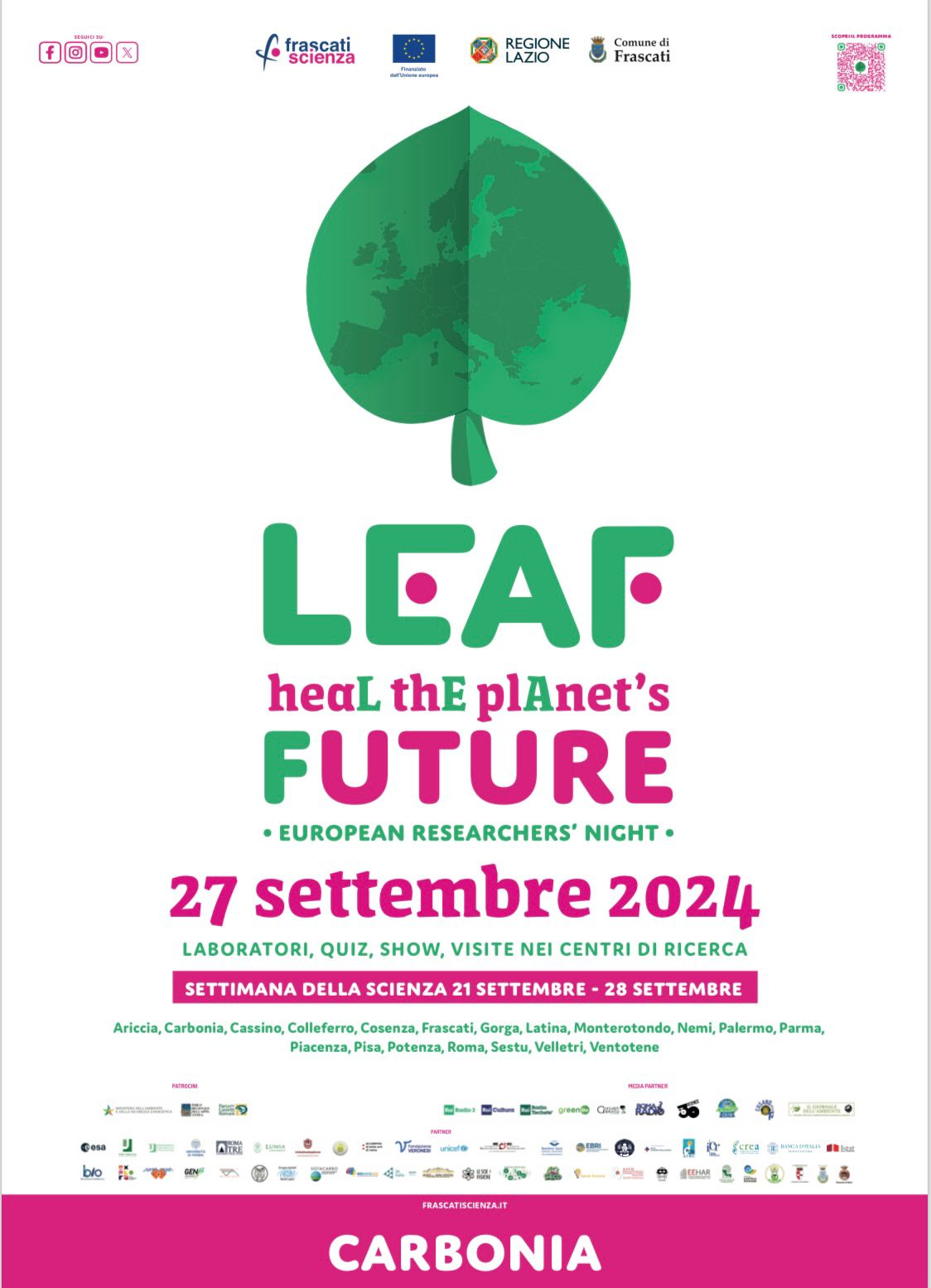LEAF - HeaL thE plAnet's Future - European Researchers' Night 2024