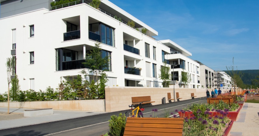 Heidelberg, Bahnstadt Promenade. Photo credit: Valentin Bachem Heidelberg, Bahnstadt Promenade. Photo credit: Valentin Bachem