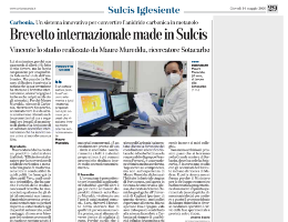 Unione Sarda-14.05.2020 (Brevetto) Unione Sarda-14.05.2020 (Brevetto)