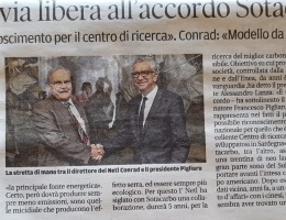 Accordo Sotacarbo-Netl - Nuova Sardegna