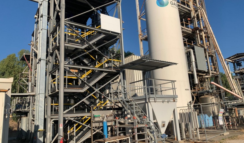 Impianto di gassificazione a letto fluido bollente FABER