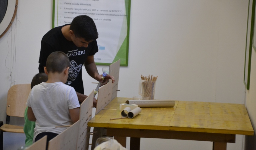 Realizzazione del laboratorio “Biglie energetiche”