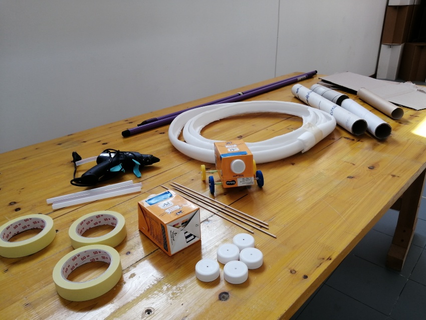 Materiali per laboratorio Marble Machine