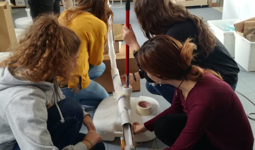 Realizzazione pista laboratorio Marble Machine