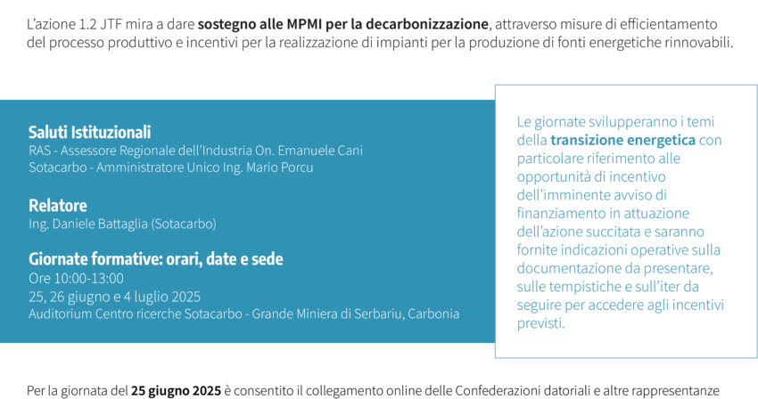 Locandina dell'evento. Locandina dell'evento.