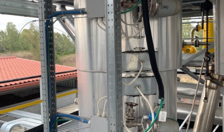 Gasification reactor of the FABER plant