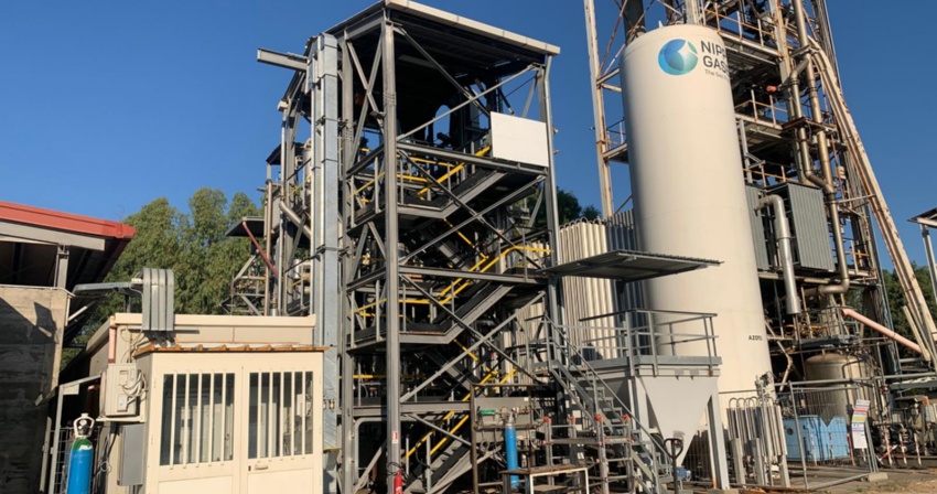 L'impianto di gassificazione Faber della Piattaforma Pilota Sotacarbo L'impianto di gassificazione Faber della Piattaforma Pilota Sotacarbo