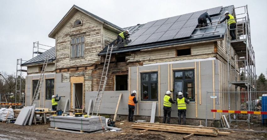 Un esempio di intervento concreto per il contrasto alla povertà energetica (immagine generata con Loveart.ai) Un esempio di intervento concreto per il contrasto alla povertà energetica (immagine generata con Loveart.ai)