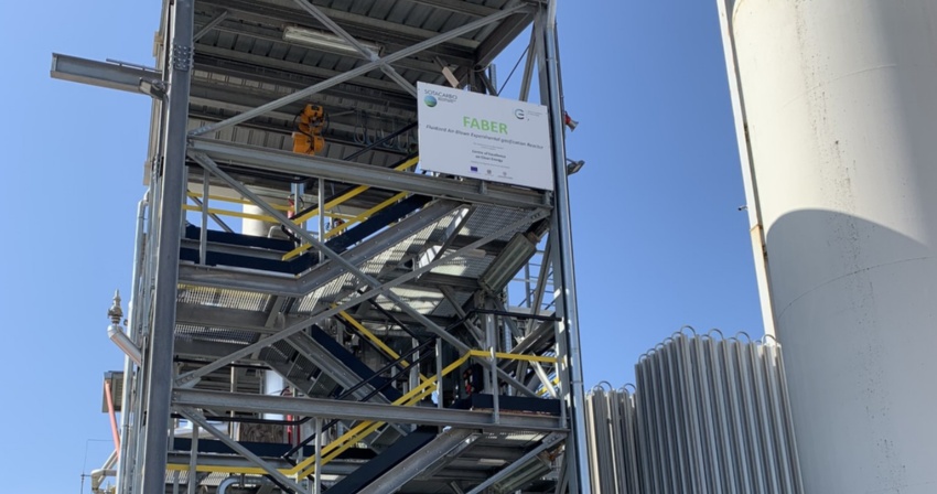 Impianto FABER al Centro Ricerche Sotacarbo. Impianto FABER al Centro Ricerche Sotacarbo.