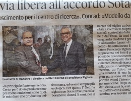 Accordo Sotacarbo-Netl - Nuova Sardegna Accordo Sotacarbo-Netl - Nuova Sardegna